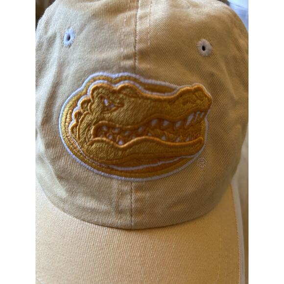 y2k Florida Gators Hat Yellow womens RARE Baseball Hat Gator Logo Gamewear VTG - Picture 3 of 8